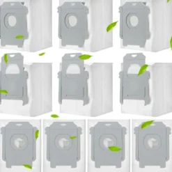 10 Dammsugarpåsar för iRobot Roomba i7, i7+, S9, S9+, i3, i3+, i4, i4+, i6, i6+, i8, i8+, J7, J7+, E5, E6, E7 - Kompatibel med iRobot Clean Base