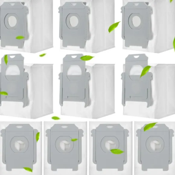 10 Dammsugarpåsar för iRobot Roomba i7, i7+, S9, S9+, i3, i3+, i4, i4+, i6, i6+, i8, i8+, J7, J7+, E5, E6, E7 - Kompatibel med iRobot Clean Base