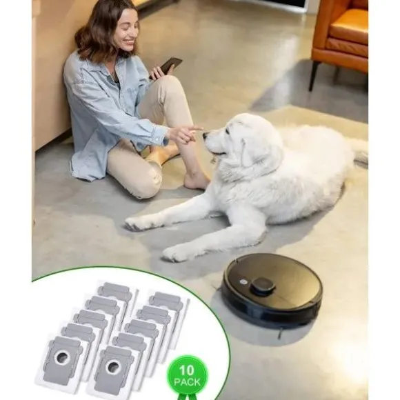 10 Dammsugarpåsar för iRobot Roomba i7 i7+ i3 i3+ i4 i4+ i6 -