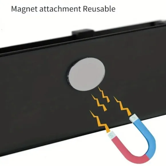 2 delar Magnetisk Förvaring Hylla Hushåll Multifunktionell Förvaring