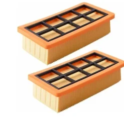 2 Ersättningsfilter för Kärcher Dammsugare AD 3200, AD 3 Premium och AD 4 Premium