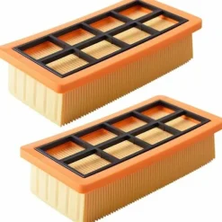 2 Ersättningsfilter för Kärcher Dammsugare AD 3200, AD 3 Premium och AD 4 Premium