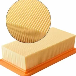 2 Ersättningsfilter för Kärcher Dammsugare AD 3200, AD 3 Premium och AD 4 Premium