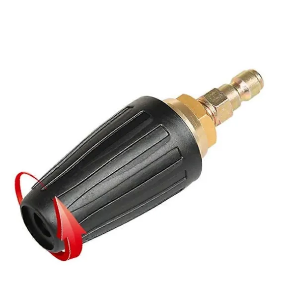 1.8 GPM 3000 PSI 035 Roterande Turbo Munstycke för Högtryckstvätt, 6.35mm Snabbkoppling Roterande Turbo Munstycke, Högtryckstvätt Tillbehörskit