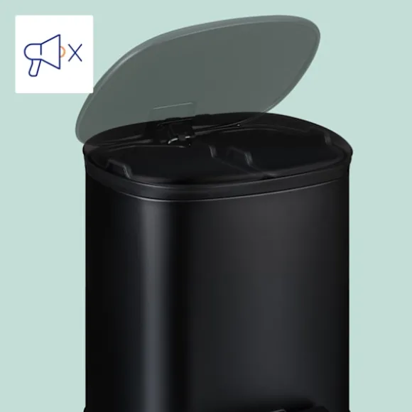 5 l badrumshink med 2 behållare