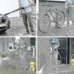 10 m ersättningsslang för högtryckstvätt för Karcher K-serien K2, K3, K4, K5, K7, snabbkoppling av klicktyp (10)[mo]