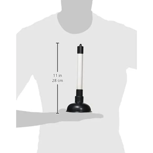 100 mm (4 tum) Vaskrensare med 225 mm (9 tum) Plasthandtagsdiameter, Vit/Svart