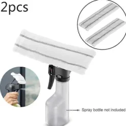 2* Nya Mikrofibermoppdukar För Karcher WV1 WV50 WV75 Rengöringsmaskiner [BR]