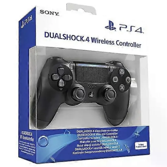 2025 Officiell Sony Playstation PS4 DualShock 4 V2 Trådlös Handkontroll - Svart
