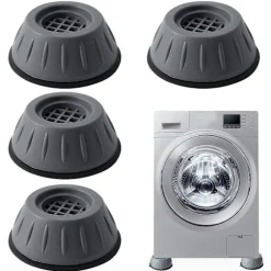4 Pack Washing Machine Non-slip Feet Pad Vibration Damper Rubber Foot Pad