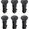 3 Par Gångjärnsbultar Gångjärnsstift För Soptunna Lock Behållare Passar 240/120/100/60l Utomhus Sopkärl, 65mm X 18mm, Svart Plast (FMY)