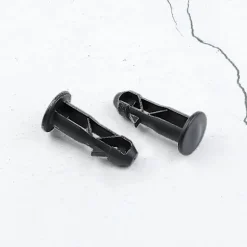 3 Par Gångjärnsbultar Gångjärnsstift För Soptunna Lock Behållare Passar 240/120/100/60l Utomhus Sopkärl, 65mm X 18mm, Svart Plast (FMY)
