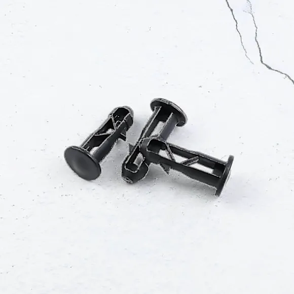 3 Par Gångjärnsbultar Gångjärnsstift För Soptunna Lock Behållare Passar 240/120/100/60l Utomhus Sopkärl, 65mm X 18mm, Svart Plast (FMY)
