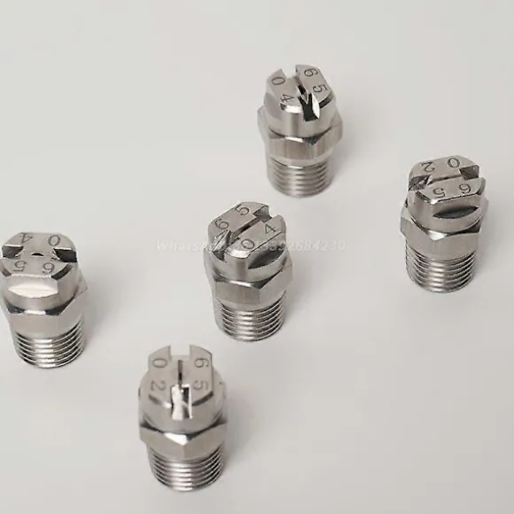 1/4' Platt Fläktmunstycke 0-110 grader Vee Jet Vattenspraymunstycke HVV V Jet Kylmunstycke Industriellt Platt Fläktmunstycke db 1 of 4-11010