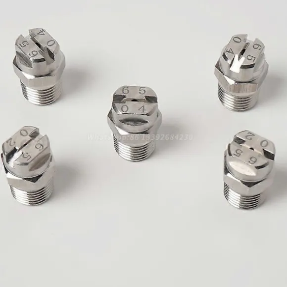1/4' Platt Fläktmunstycke 0-110 grader Vee Jet Vattenspraymunstycke HVV V Jet Kylmunstycke Industriellt Platt Fläktmunstycke db 1 of 4-11010