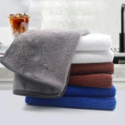 1 set rengöringsdukar, brun, 25*25cm, 5 stycken, Färg: Stil1