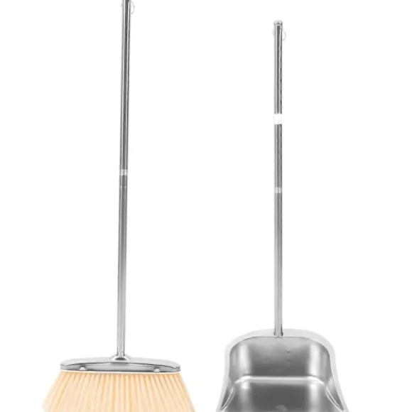 1 Set Sop och Skyffel Handtag Sopskyffel Rengöringstillbehör för Hemmet