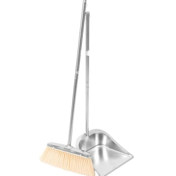 1 Set Sop och Skyffel Handtag Sopskyffel Rengöringstillbehör för Hemmet