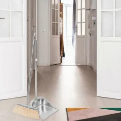 1 Set Sop och Skyffel Handtag Sopskyffel Rengöringstillbehör för Hemmet