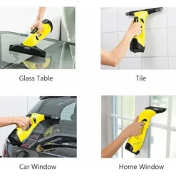 2 st 280 mm Fönstertvätt Ersättningsblad Fönsterrengöringsblad Gummiskrapa Tillbehör Påfyllning Ersättning för Karcher WV2 WV5