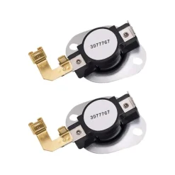 2 st 3977767 Torktumlare Termostat Ersättningsdel - Lätt att installera - Ersätter 3399693 Wp3977767 Wp39