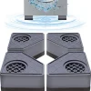 4 st Anti-vibrationskuddar för tvättmaskin, torktumlare, stötdämpande, halkfria och ljudreducerande mattor, lämpliga för de flesta möbler, skydd