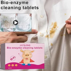 2 st Bio-Enzym Rengöringstabletter Multifunktionella Bio-enzym Rengöringstabletter Tvätmaskinsrengöringstabletter Allrengörande