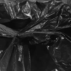 100 st Bärbara Toalettpåsar Camping Toalettpåsar Engångs Toalettpåsar Toalettpåsar Keramikbassängspåse[D] Black 60.00X50.00X0.01CM