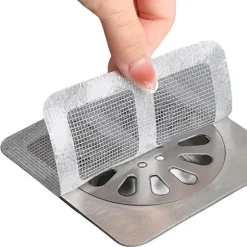 1/10 st engångs golvavlopp klistermärke avloppshår fångare lock 10PCS