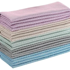 10 st Fiskfjäll Mikrofiberdukar Polerduk Luddfritt Absorberande Mikrofiberduk 30cm X 40cm (slumpmässig färg)