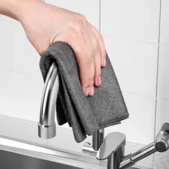 10 st förtjockad magisk rengöringsduk mikrofiber yta Svart 20