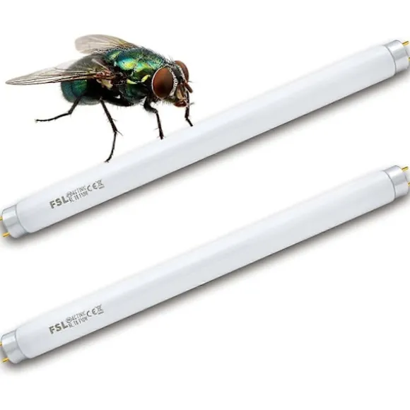 2 st FSL T5 8W Ersättningslampor för Flugfångare UV-rör för 8 W Flug- och Insektsdödare / Insektsfälla