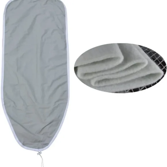 1 st (Grå, 91x31cm) Strykbrädeöverdrag Enfärgat Strykbräde
