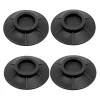 4 st Gummi Glidskydd Vibrationsdämpare Runda Fötter Sugkoppsbas för Tvättmaskin