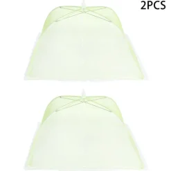 2 ST hopfällbart bordsmatskydd Tält Paraply Anti Fly Mosquito Mesh överdrag[CO]