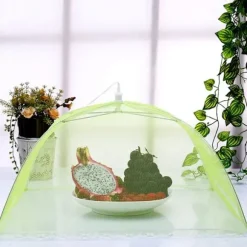 2 ST hopfällbart bordsmatskydd Tält Paraply Anti Fly Mosquito Mesh överdrag[CO]