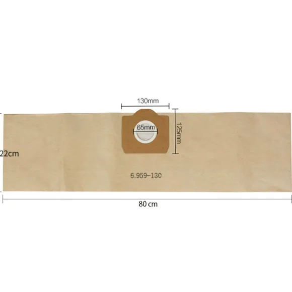3 st Karcher dammsugarpåse dammuppsamlingspåse kar/cher 6.959-130.0 Fil
