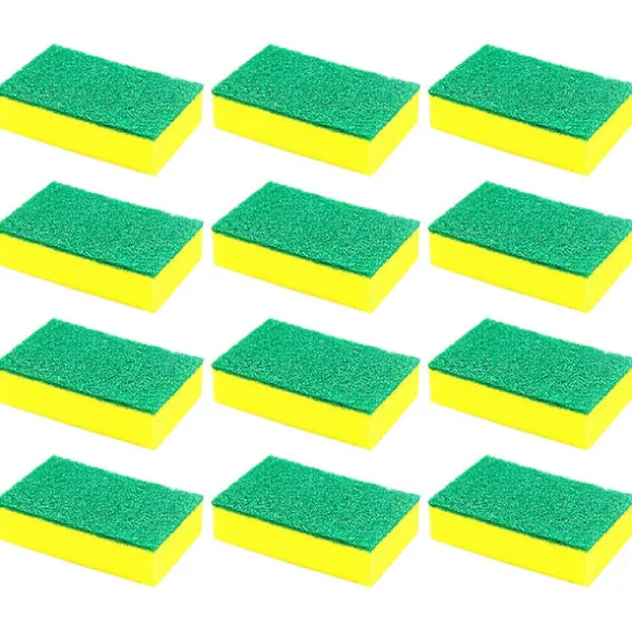 10 st köksvampar, dubbelsidig exfolierande svamp, mycket absorberande, lätt att torka och återanvändbar