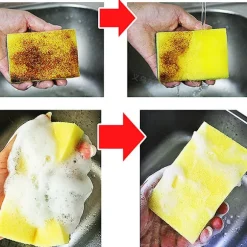 10 st köksvampar, dubbelsidig exfolierande svamp, mycket absorberande, lätt att torka och återanvändbar