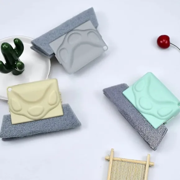3 st Kreativa Fönsterspår Rengöringsborstar, portabel db