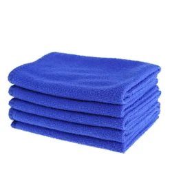 5 st Mjuka Absorberande Tvättlappar Bilvård Mikrofiber Rengöringshanddukar