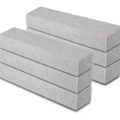 6 st pimpsten, toalett pimpsten pinnar för rengöring pimpsten stenar grill rengöringsblock för kök