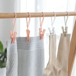 12 st Plast Klädnypor Handduksklämma Torkning Klädförvaring