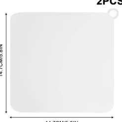 2 st Silikon Avloppsskydd 14,7 * 14,7 cm Anti-Luktdämpande Matta för