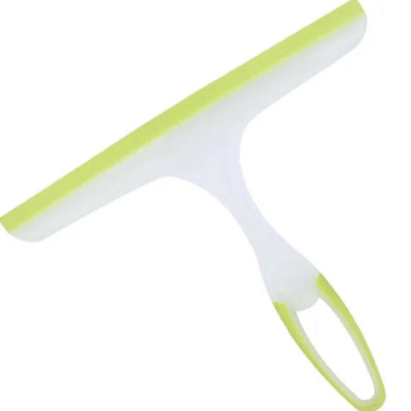1 st Silikonfönsterskrapa, Duschskrapa, Badrumsskrapa, Multifunktionell Fönsterskrapa, för Spegel, Badrum, Fönster, Golv, 24 * 21cm