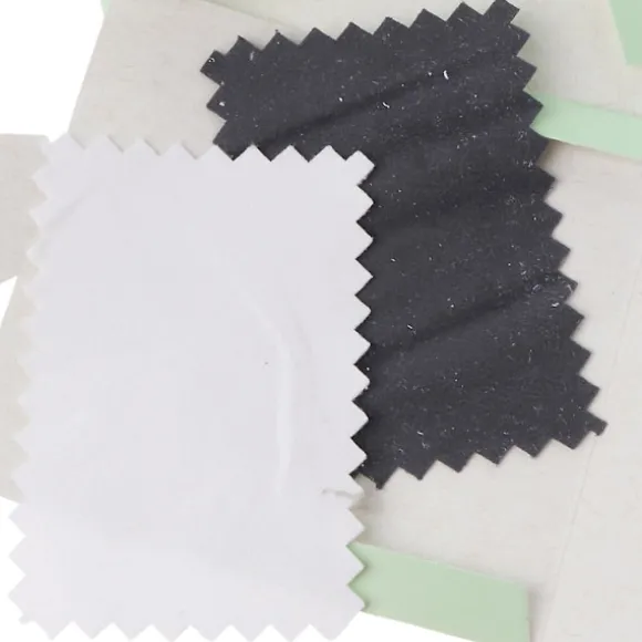 10 st Silver Polishing Cleaning Cloth Håller Smycken Rena Och Blanka Gröna