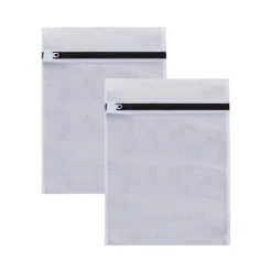 2 st Tvättkassar för underkläder - 40 x 50 cm Vit