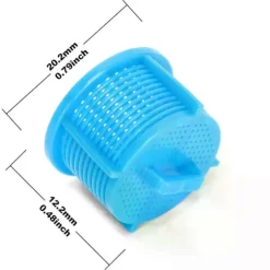 8 st Tvättmaskin Inloppsventil Filter Mesh AGM73269501 (4 Röda + 4 Blå) 202 mm x 122 mm Kompatibel med Kenmore LG 1810261 AP586