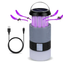 1 st USB-uppladdningsbar mygglampa Lila UV-mygglampa