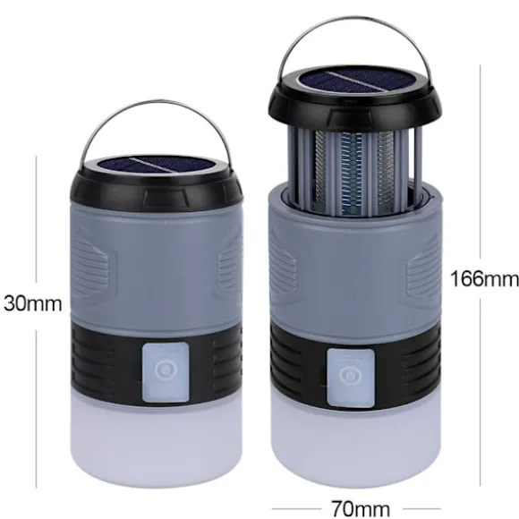 1 st USB-uppladdningsbar mygglampa Lila UV-mygglampa